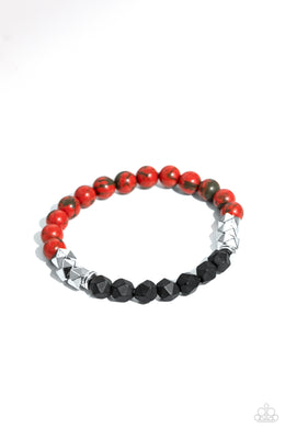 Defaced Deed Orange Urban Bracelet Men’s