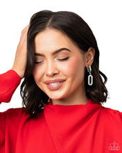 Load image into Gallery viewer, Linked Luxury White Clip On Earrings