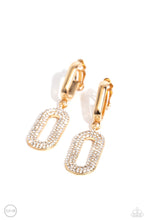 Load image into Gallery viewer, Linked Luxury Gold Clip On Earrings