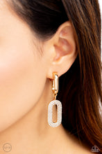 Load image into Gallery viewer, Linked Luxury Gold Clip On Earrings