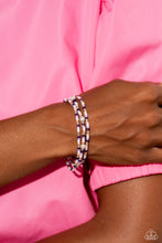 Load image into Gallery viewer, Colorblock Cache Purple Bracelet
