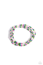 Load image into Gallery viewer, Colorblock Cache Green Bracelet