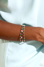 Load image into Gallery viewer, Colorblock Cache Green Bracelet