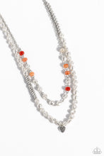 Load image into Gallery viewer, Pearl Pact Orange Necklace