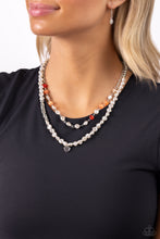 Load image into Gallery viewer, Pearl Pact Orange Necklace