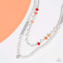Load image into Gallery viewer, Pearl Pact Orange Necklace
