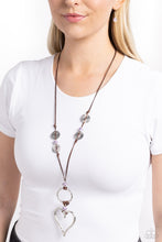 Load image into Gallery viewer, KNOT Over Yet Purple Necklace