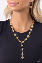 Load image into Gallery viewer, Reach for the Stars Gold Necklace