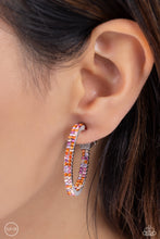 Load image into Gallery viewer, Outstanding Ombré Orange Clip On Earrings