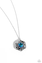 Load image into Gallery viewer, Flowering Fantasy Blue Necklace