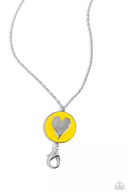 True to Your Heart Yellow Lanyard