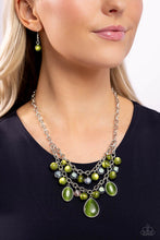 Load image into Gallery viewer, Dewy Disposition Green Necklace
