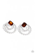 Load image into Gallery viewer, Double Standard Brown Post Earrings