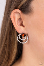 Load image into Gallery viewer, Double Standard Brown Post Earrings