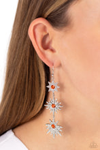 Load image into Gallery viewer, Stellar Series Orange Earrings