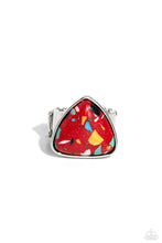 Load image into Gallery viewer, Patterned Paladin Red Ring