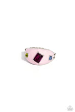 Load image into Gallery viewer, Blinding Behavior Pink Skinny Band Ring