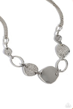 Load image into Gallery viewer, Asymmetrical Attention White Necklace