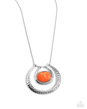 Load image into Gallery viewer, If the HORSESHOE Fits Orange Necklace