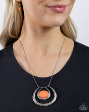 Load image into Gallery viewer, If the HORSESHOE Fits Orange Necklace