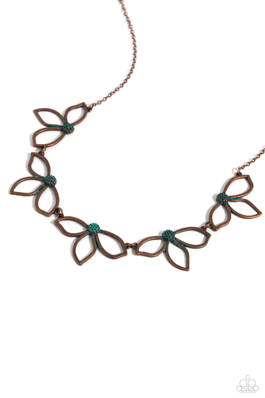 Petal Pageantry Copper Necklace