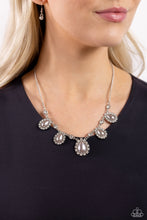 Load image into Gallery viewer, Teardrop Team Silver Necklace