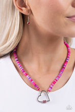 Load image into Gallery viewer, Clearly Carabiner Red Necklace