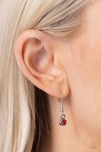 Load image into Gallery viewer, Clearly Carabiner Red Necklace