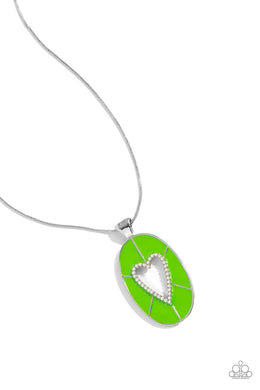 Airy Affection Green Necklace