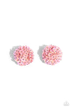 Load image into Gallery viewer, Corsage Character Pink Post Earrings