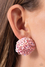 Load image into Gallery viewer, Corsage Character Pink Post Earrings