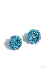 Load image into Gallery viewer, Corsage Character Blue Post Earrings