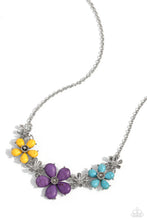 Load image into Gallery viewer, Growing Garland Purple Necklace