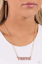 Load image into Gallery viewer, Truth Trinket Gold Necklace