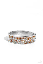 Load image into Gallery viewer, Wavy Whimsy Brown Hinged Bracelet