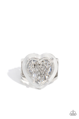 Hallmark Heart White Ring