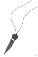 Load image into Gallery viewer, Tassel Tenure Black Necklace