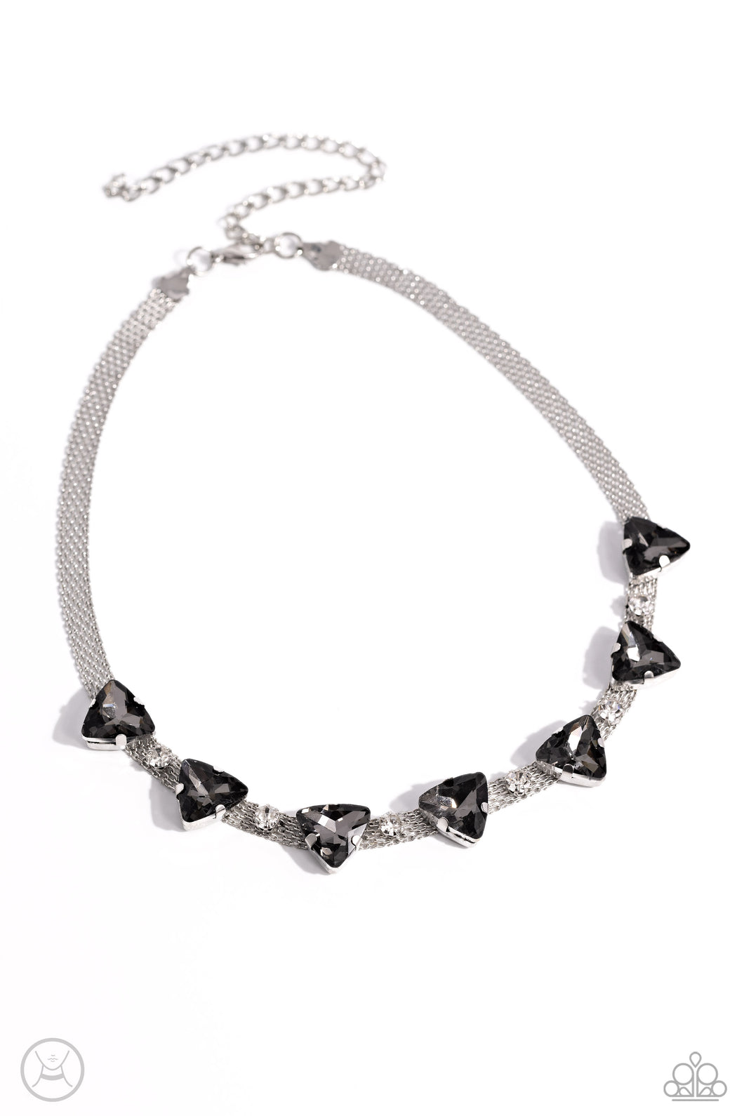 Strands of Sass Silver Choker