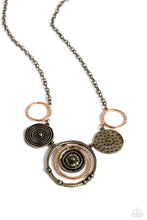 Load image into Gallery viewer, Mysterious Masterpiece Brass Necklace
