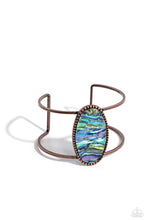 Load image into Gallery viewer, Enigmatic Energy Copper Cuff Bracelet