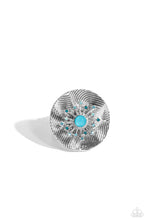 Load image into Gallery viewer, Seriously SUNBURST Blue Ring