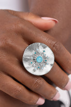Load image into Gallery viewer, Seriously SUNBURST Blue Ring