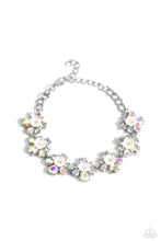 Load image into Gallery viewer, Floral Frenzy White Bracelet