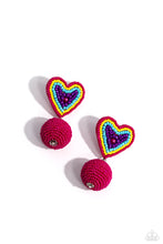 Load image into Gallery viewer, Spherical Sweethearts Multi Seed Bead Earrings