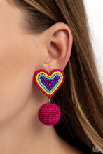 Load image into Gallery viewer, Spherical Sweethearts Multi Seed Bead Earrings