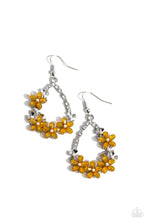 Load image into Gallery viewer, Boisterous Blooms Yellow Earrings
