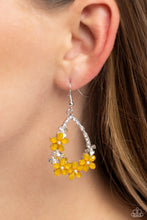 Load image into Gallery viewer, Boisterous Blooms Yellow Earrings