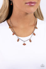 Load image into Gallery viewer, KISS the Mark Orange Necklace