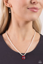 Load image into Gallery viewer, PEARL-demonium Red Necklace