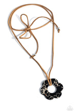 Load image into Gallery viewer, Tied Triumph Black Necklace
